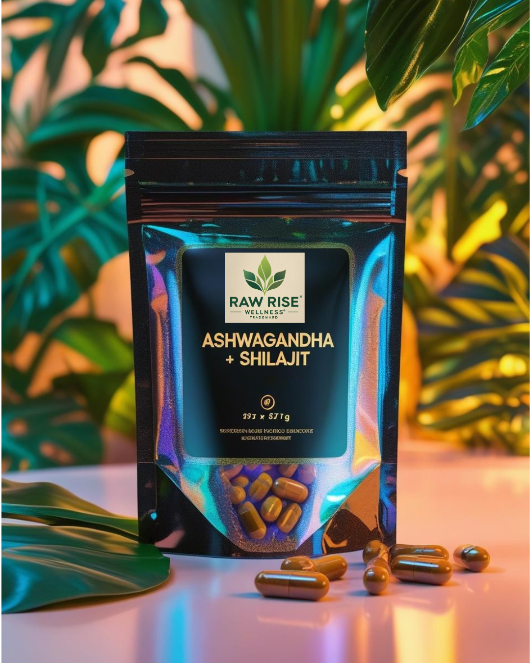 RAW RISE™ – Ashwagandha + Shilajit Capsules